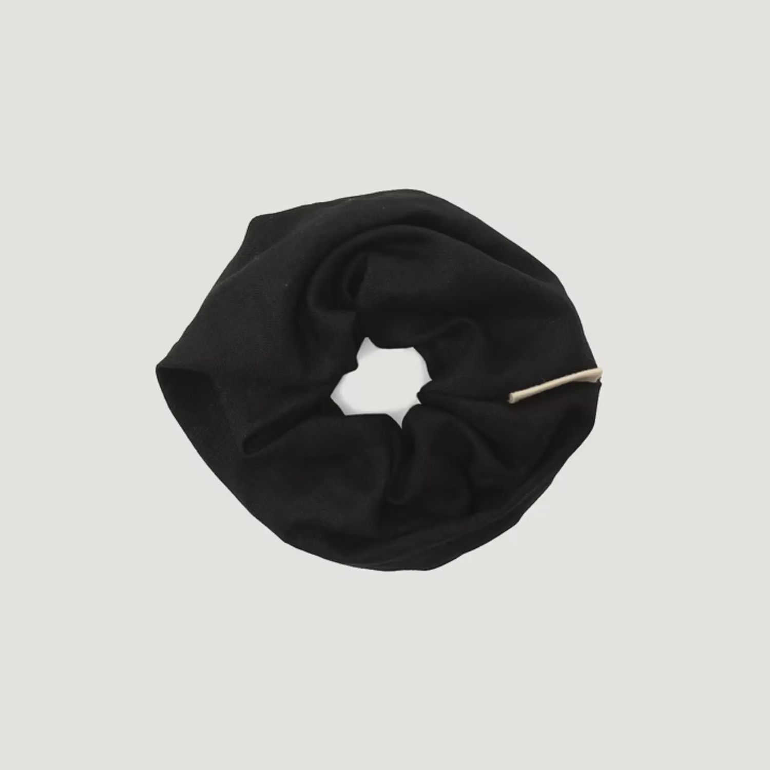 MONK &amp; ANNA Scrunchie linnen Black