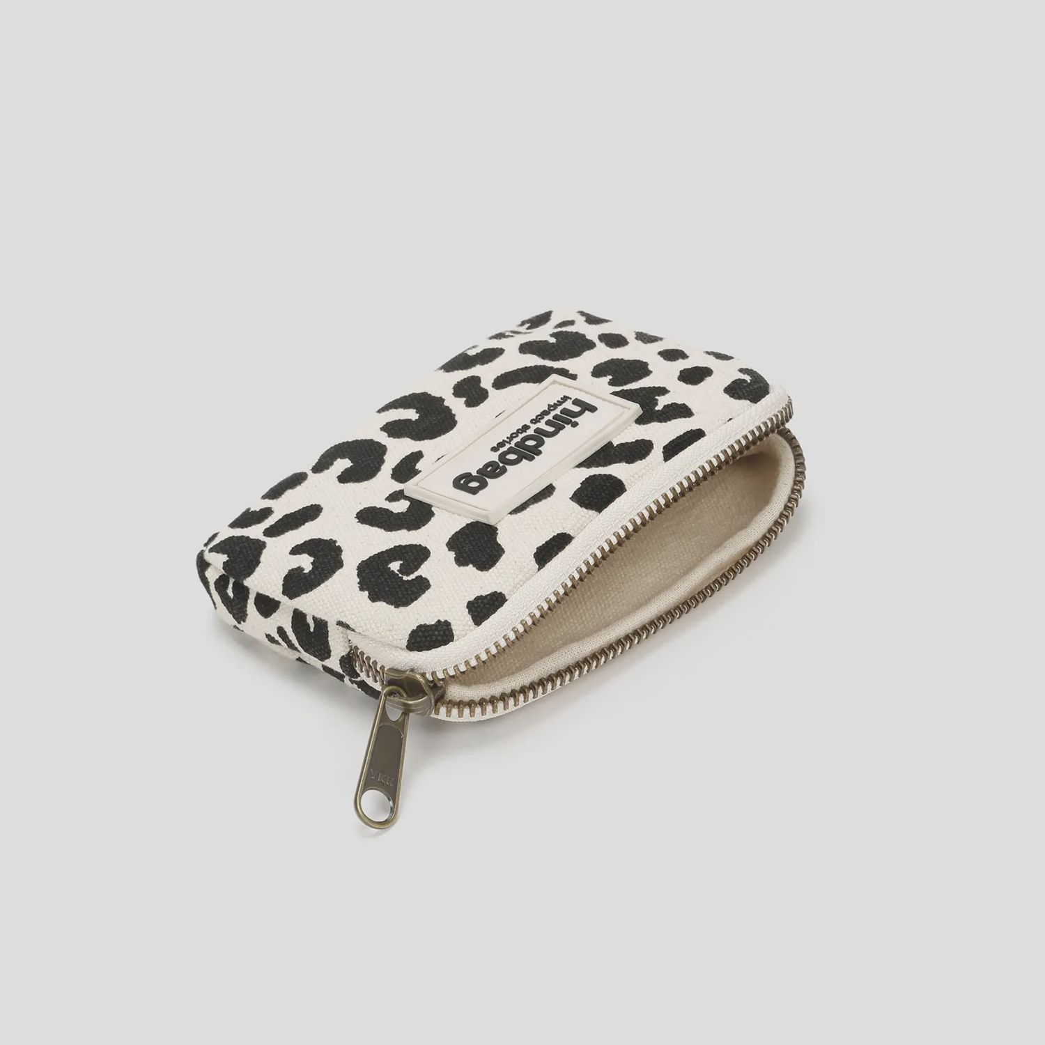 HINDBAG Lili portemonnee leopard off-white