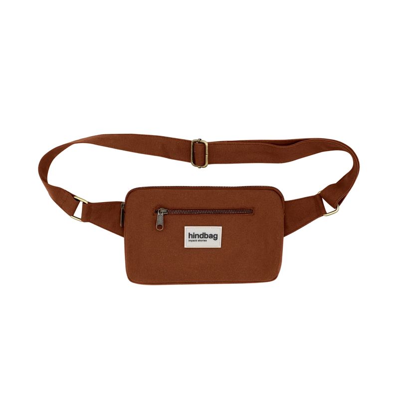 HINDBAG Harry schoudertas chocolade bruin