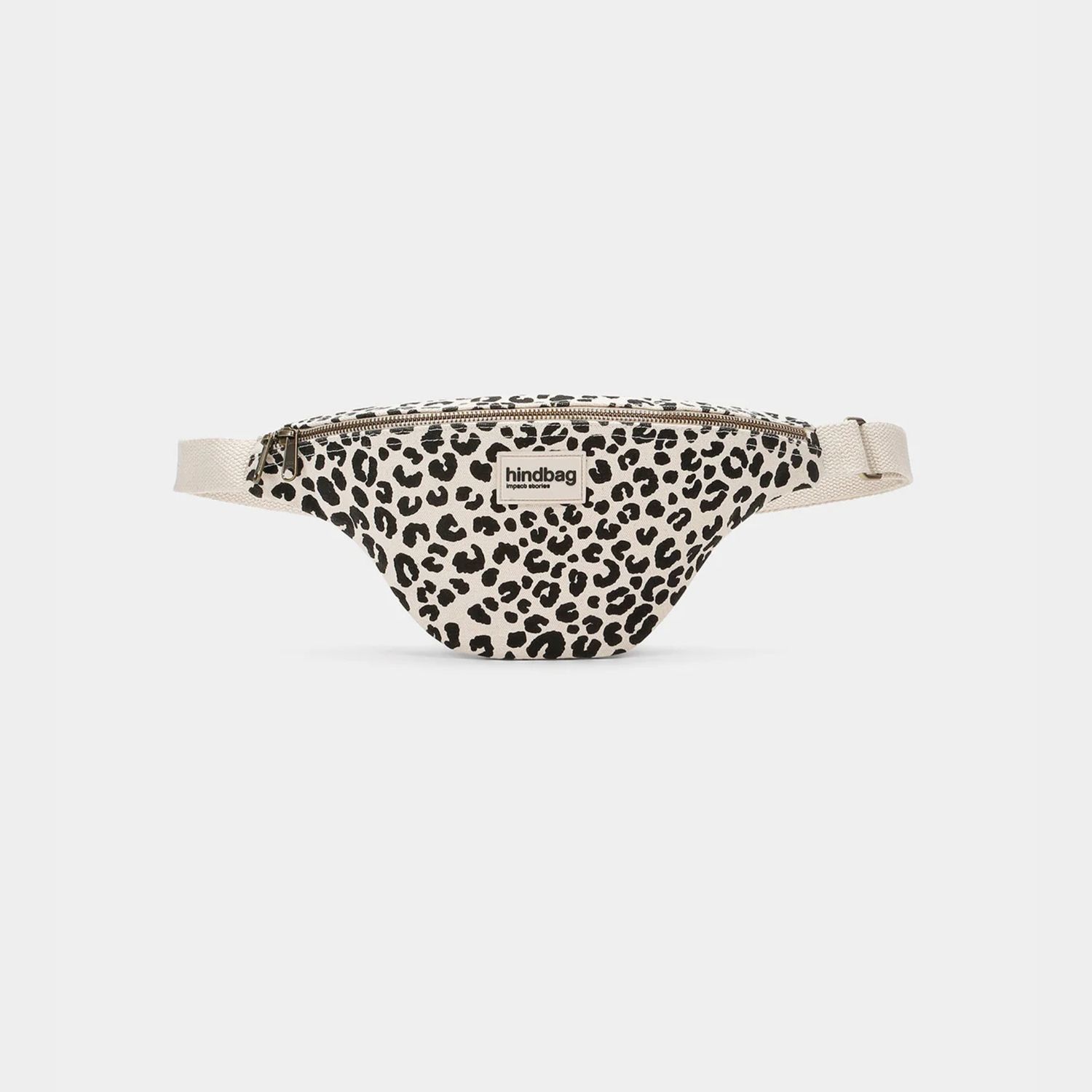 HINDBAG Olivia Fanny Pack banana Leopard off white
