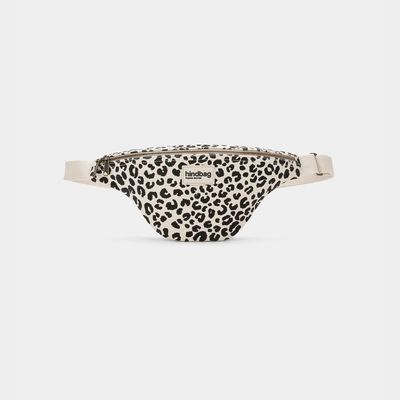 HINDBAG Olivia Fanny Pack banana Leopard off white