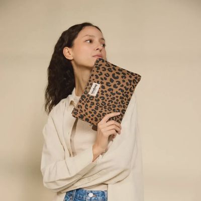 HINDBAG Ema Pouch leopard cinnamon