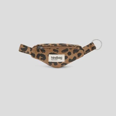 HINDBAG Come Banana sleutelhanger leopard cinnamonn