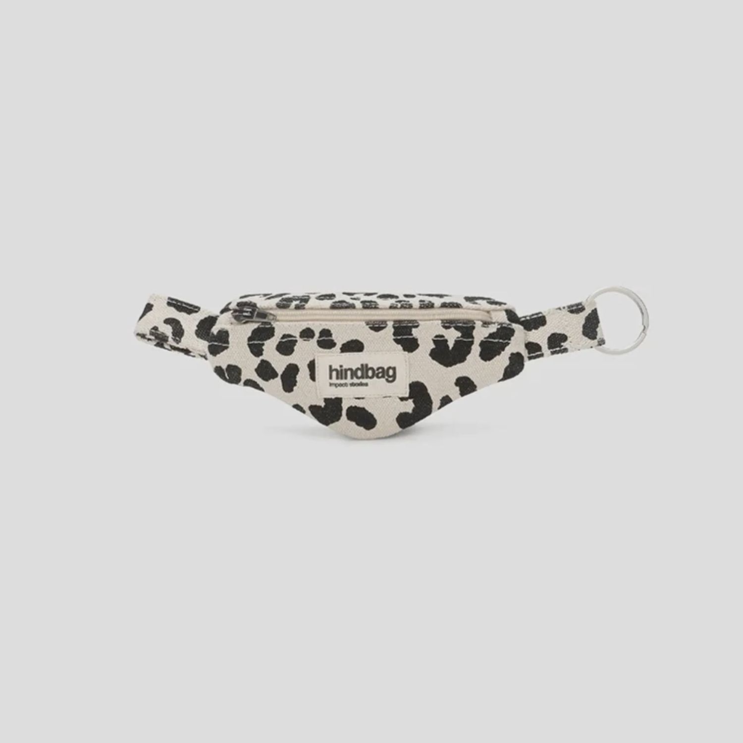 HINDBAG Come Banana sleutelhanger leopard off-white