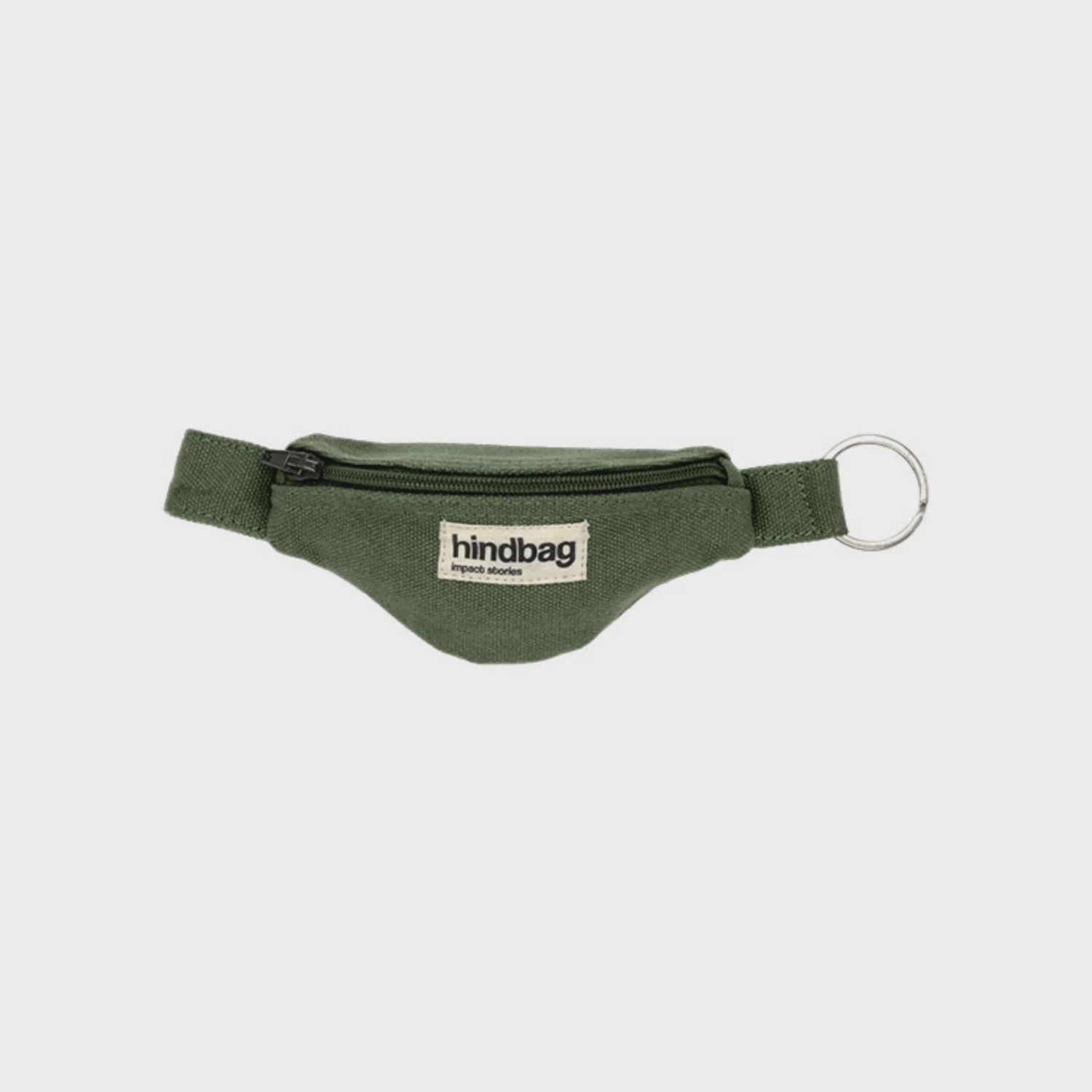 HINDBAG Come Banana sleutelhanger olijf groen