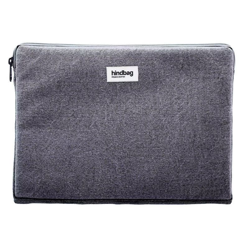 HINDBAG Ava Laptophoes grey denim