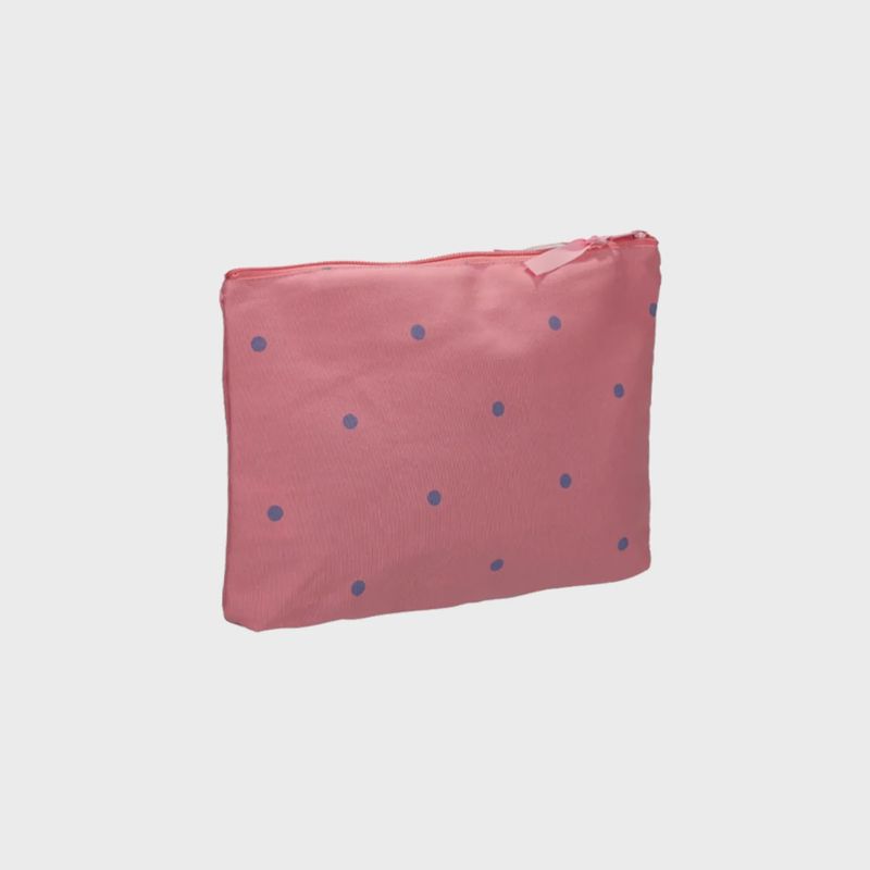 Pouch Dotie rose cornflower