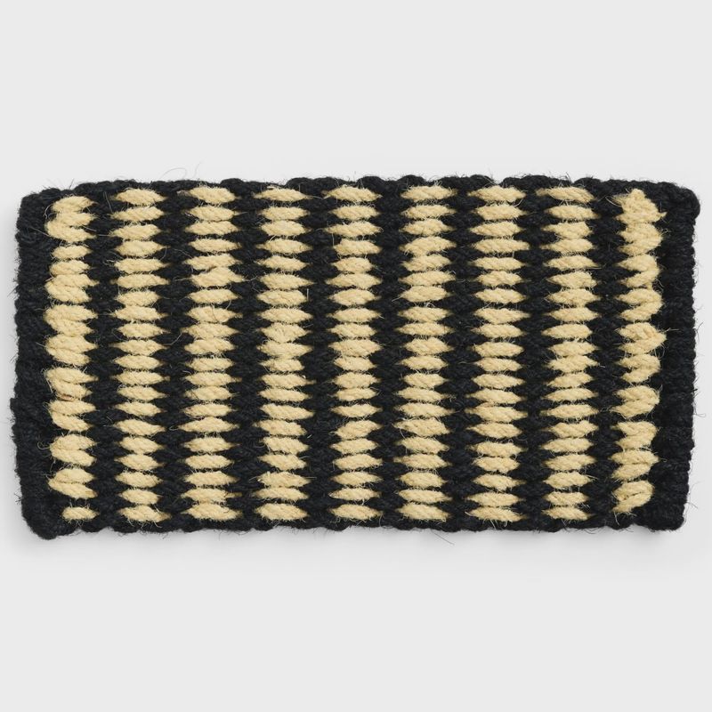 HAY deurmat Coco Door Stripe black-white