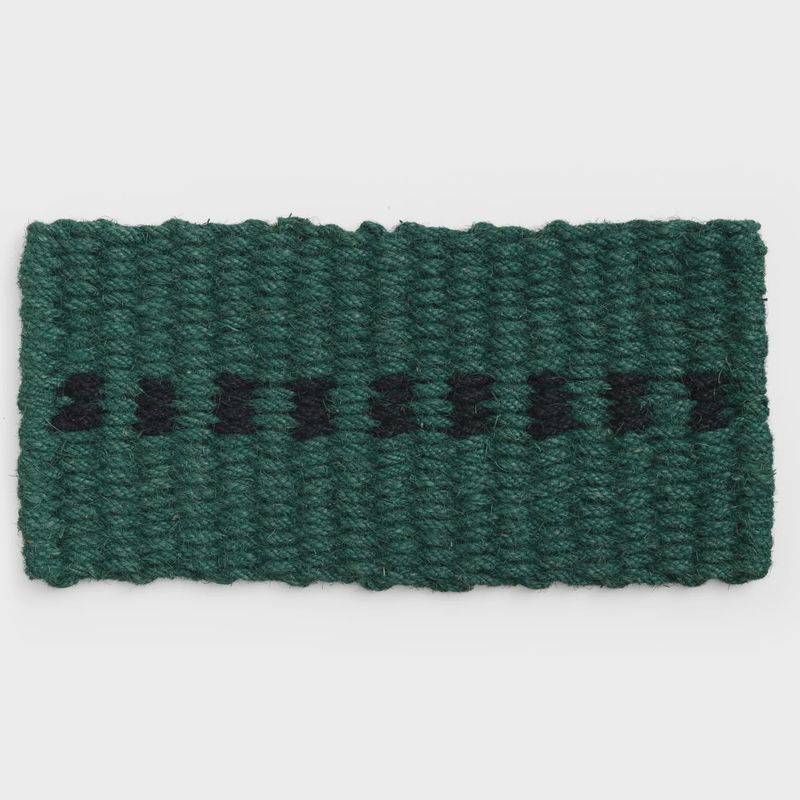 HAY deurmat Coco Door Stripe green-black