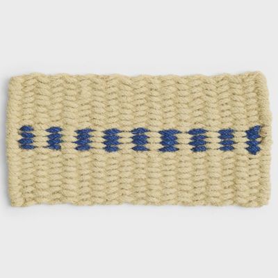 HAY deurmat Coco Door Stripe white-blue