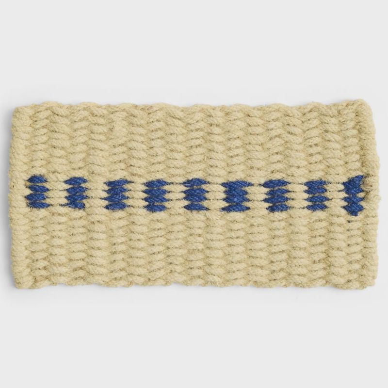 HAY deurmat Coco Door Stripe white-blue