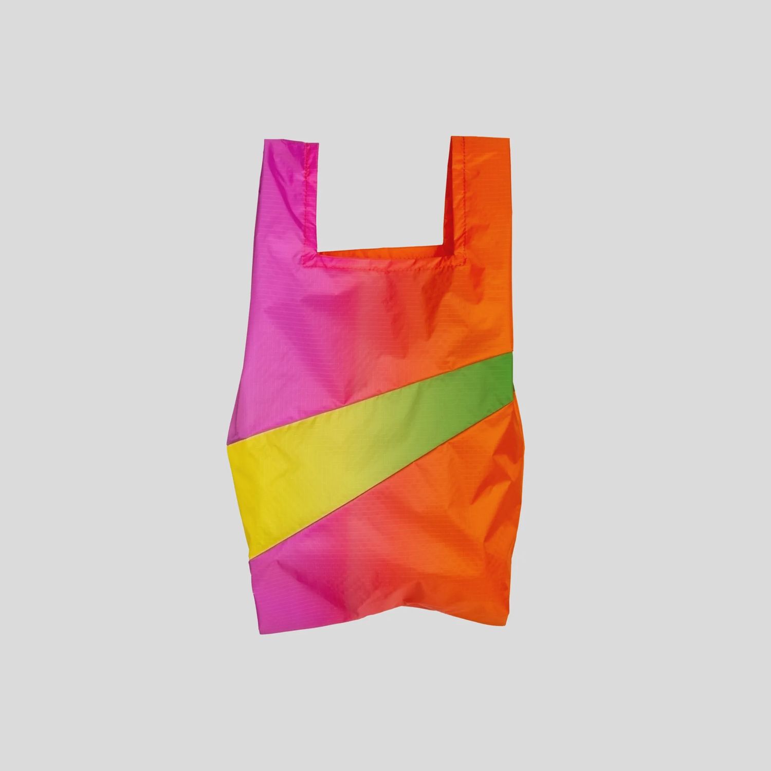 SUSAN BIJL Shoppingbag Humming Limes medium