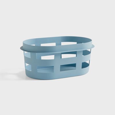 HAY Basket wasmand small soft blue