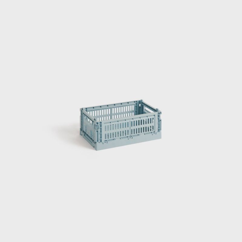 HAY Colour Crate Small opbergkrat dusty blue