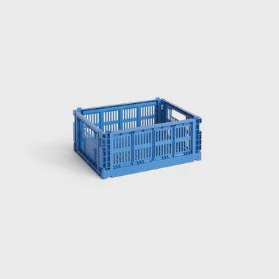 HAY Colour Crate Medium opbergkrat electric blue