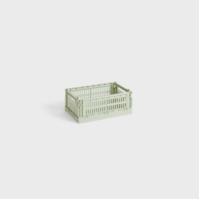 HAY Colour Crate Small opbergkrat mint