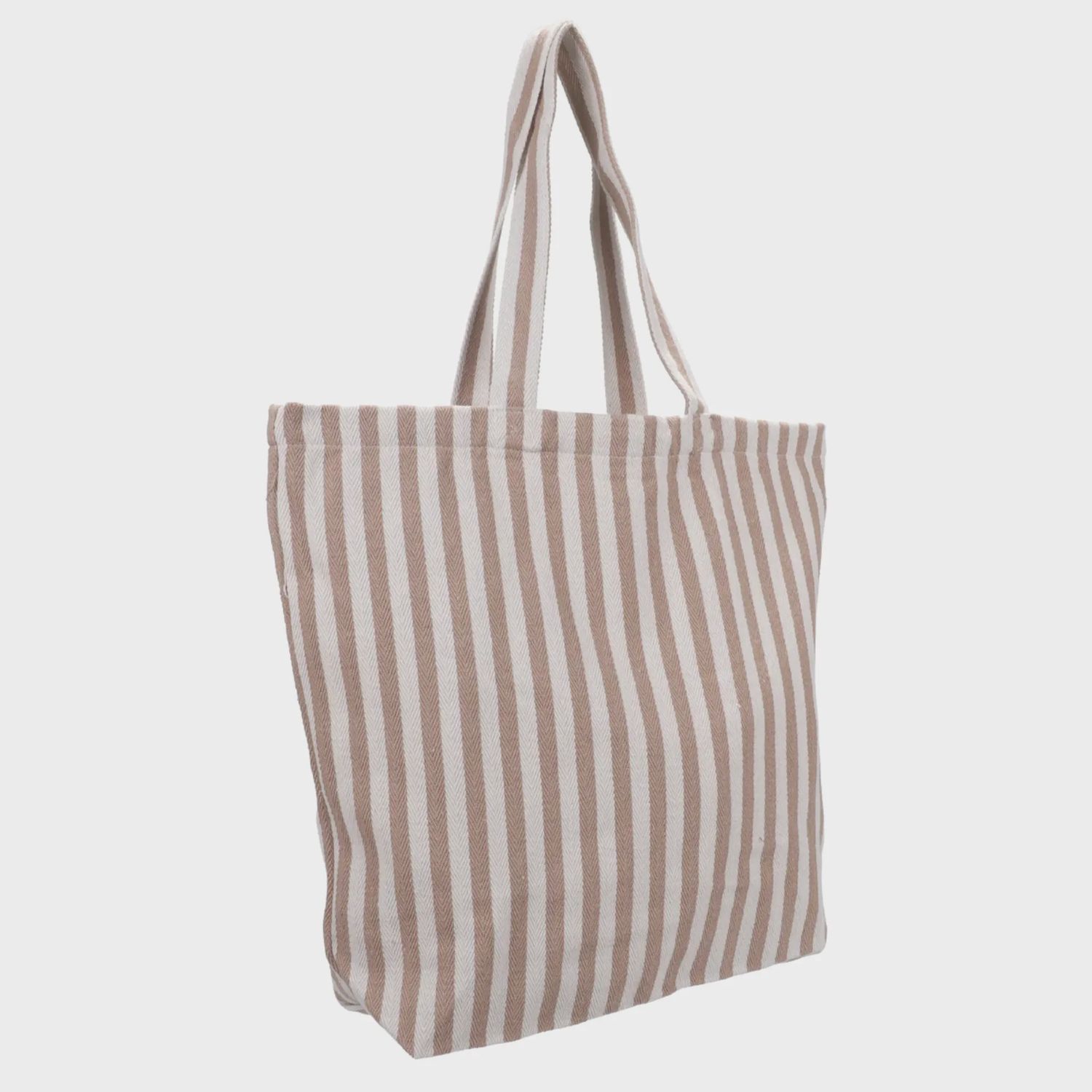 Shopper Natural Stripe sand