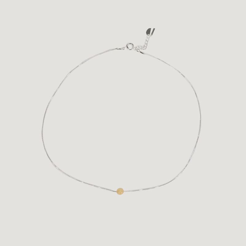 MONK &amp; ANNA Ketting Zilver &amp; Pampas