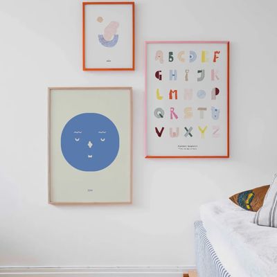 PAPER COLLECTIVE poster Alphabet Spaghetti 50X70cm
