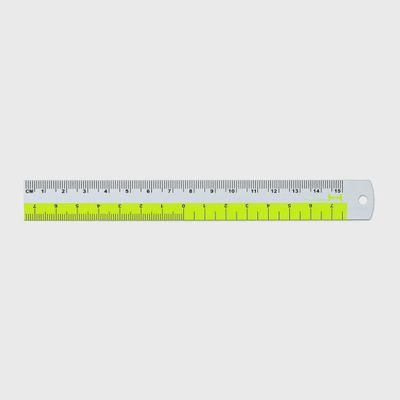 HIGHTIDE Aluminium Liniaal yellow
