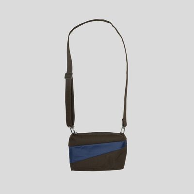 SUSAN BIJL Bum Bag mud &amp; navy small