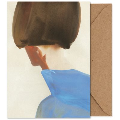 PAPER COLLECTIVE Art card A5 The Blue Cape