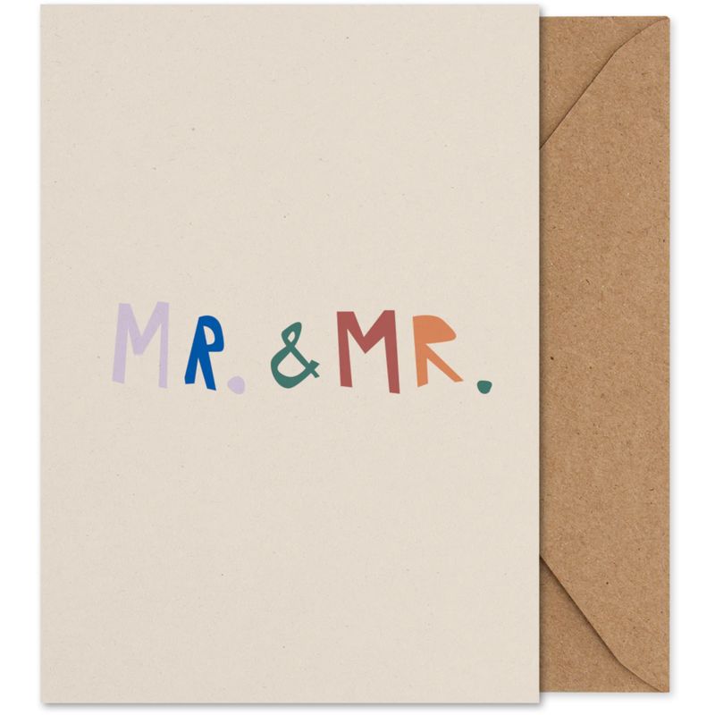 PAPER COLLECTIVE Art card A5 Mr. &amp; Mr.