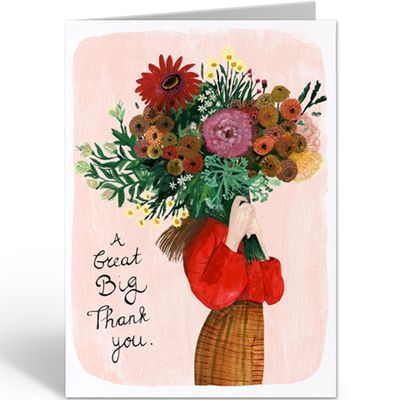 Postcard Big thank you