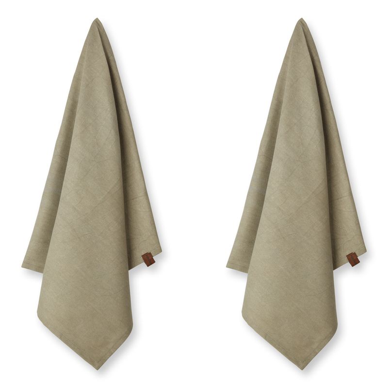 HUMDAKIN Organic Theedoek 2-pack Oak