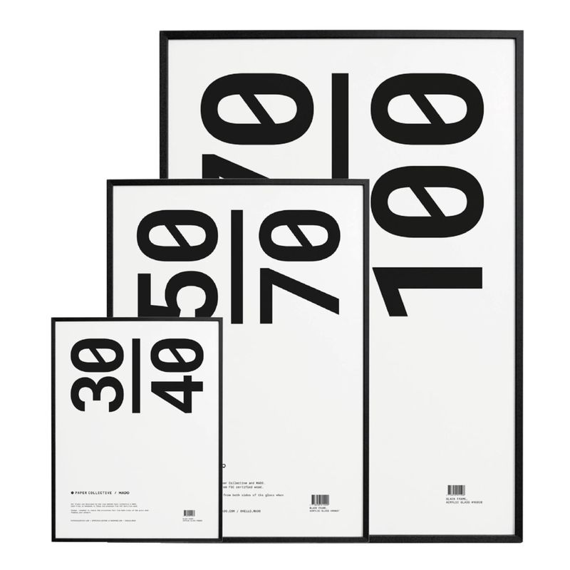 PAPER COLLECTIVE fotolijst Zwart