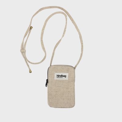 HINDBAG Bill phonepouch jute