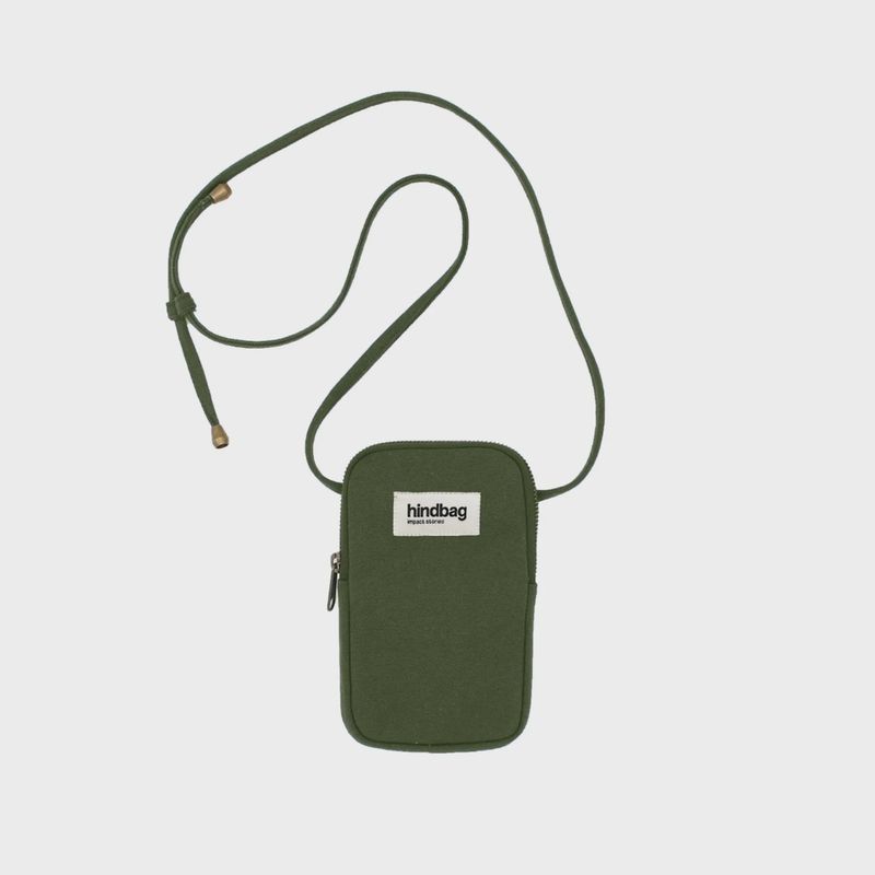 HINDBAG Bill phonepouch olijfgroen