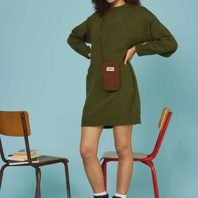 HINDBAG Bill phonepouch chocolade