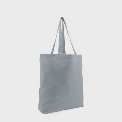 Shopper katoen pigeon blue