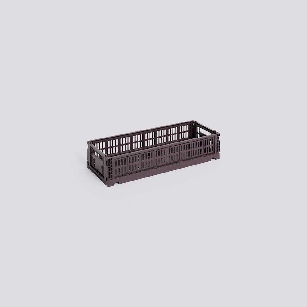 HAY Colour Crate Mini Oblong opbergkrat bordeaux