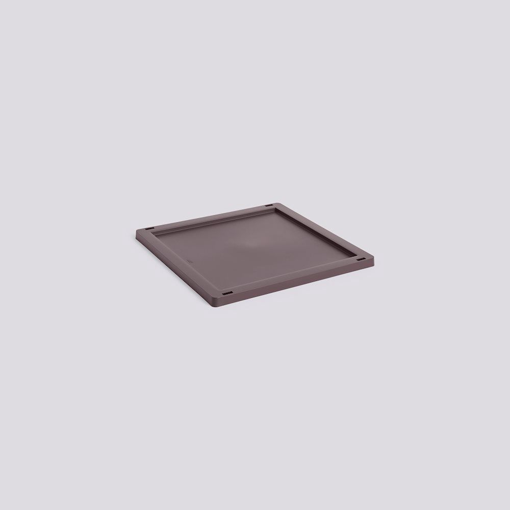 HAY Colour Crate Square / Cube Medium deksel bordeaux