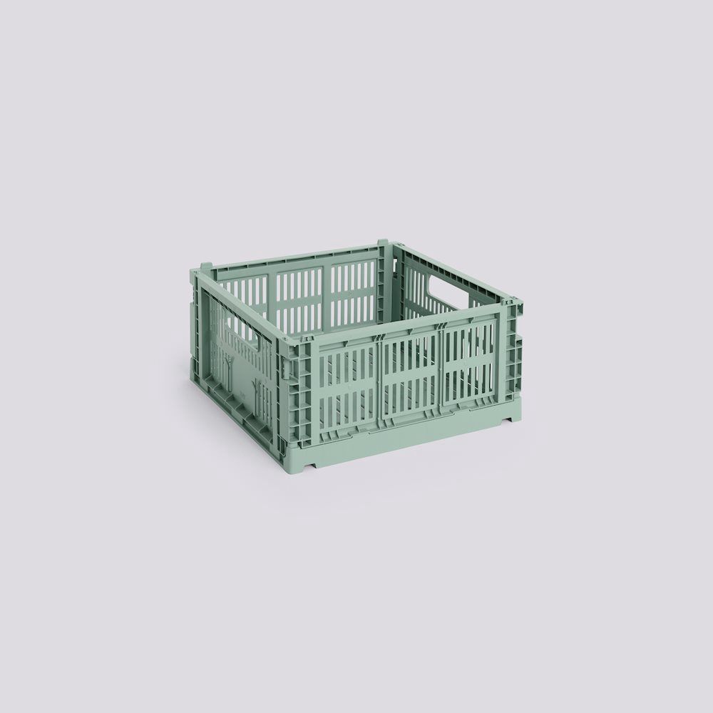 HAY Colour Crate Square opbergkrat sage green