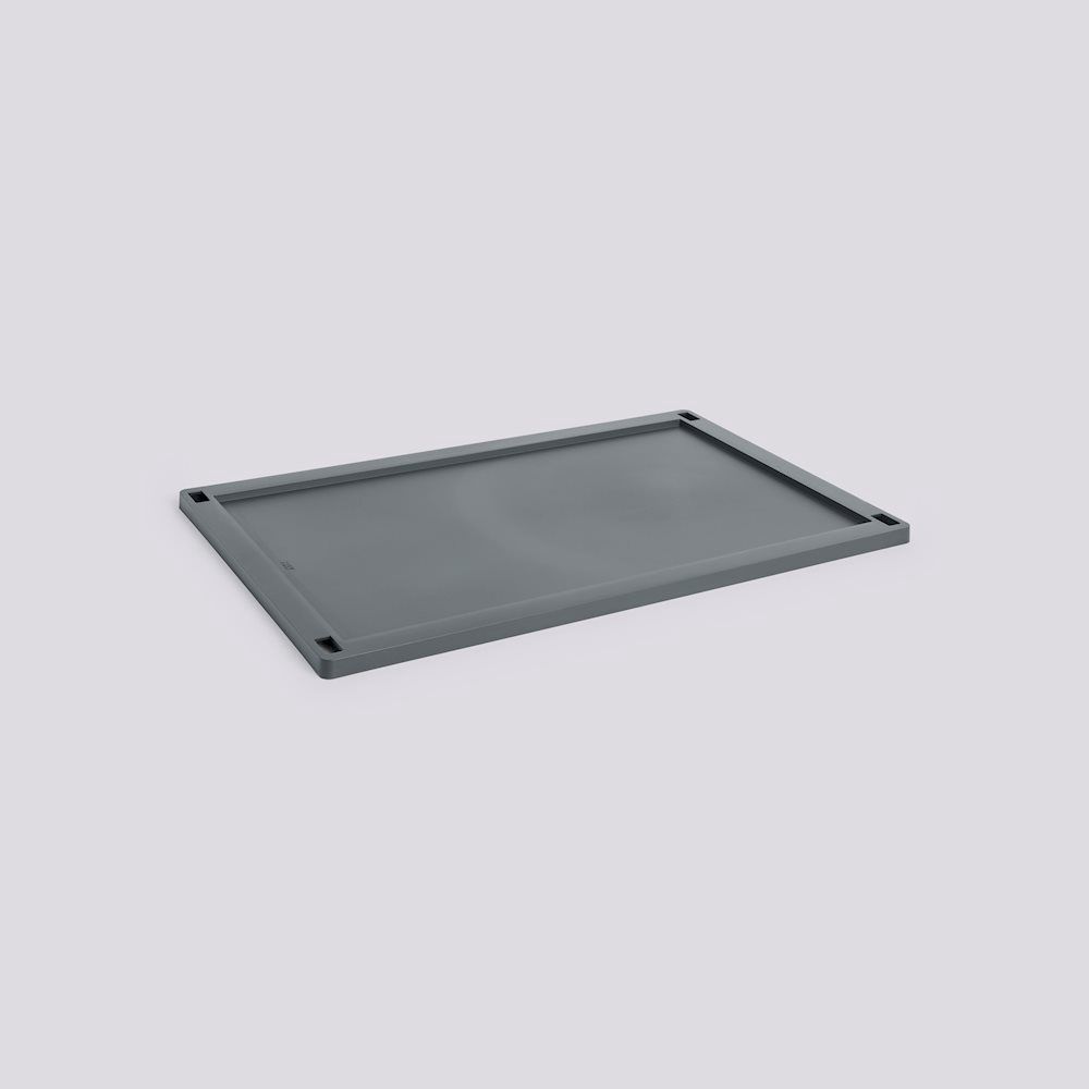 HAY Colour Crate Large deksel charcoal