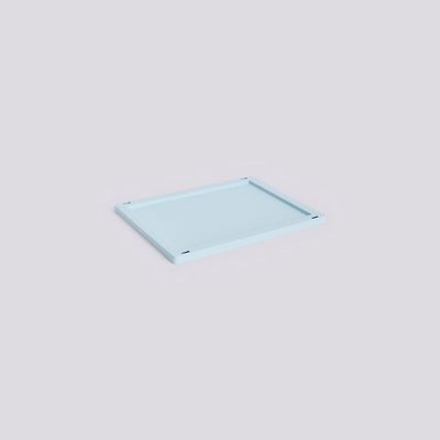 HAY Colour Crate Medium deksel soft blue