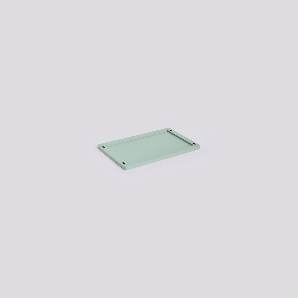HAY Colour Crate Small deksel sage green