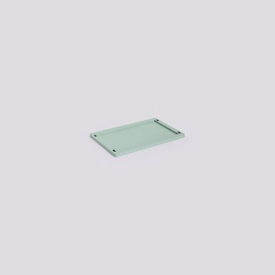 HAY Colour Crate Small deksel sage green