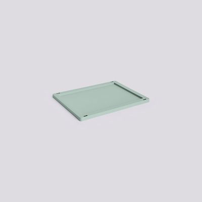 HAY Colour Crate Medium deksel sage green