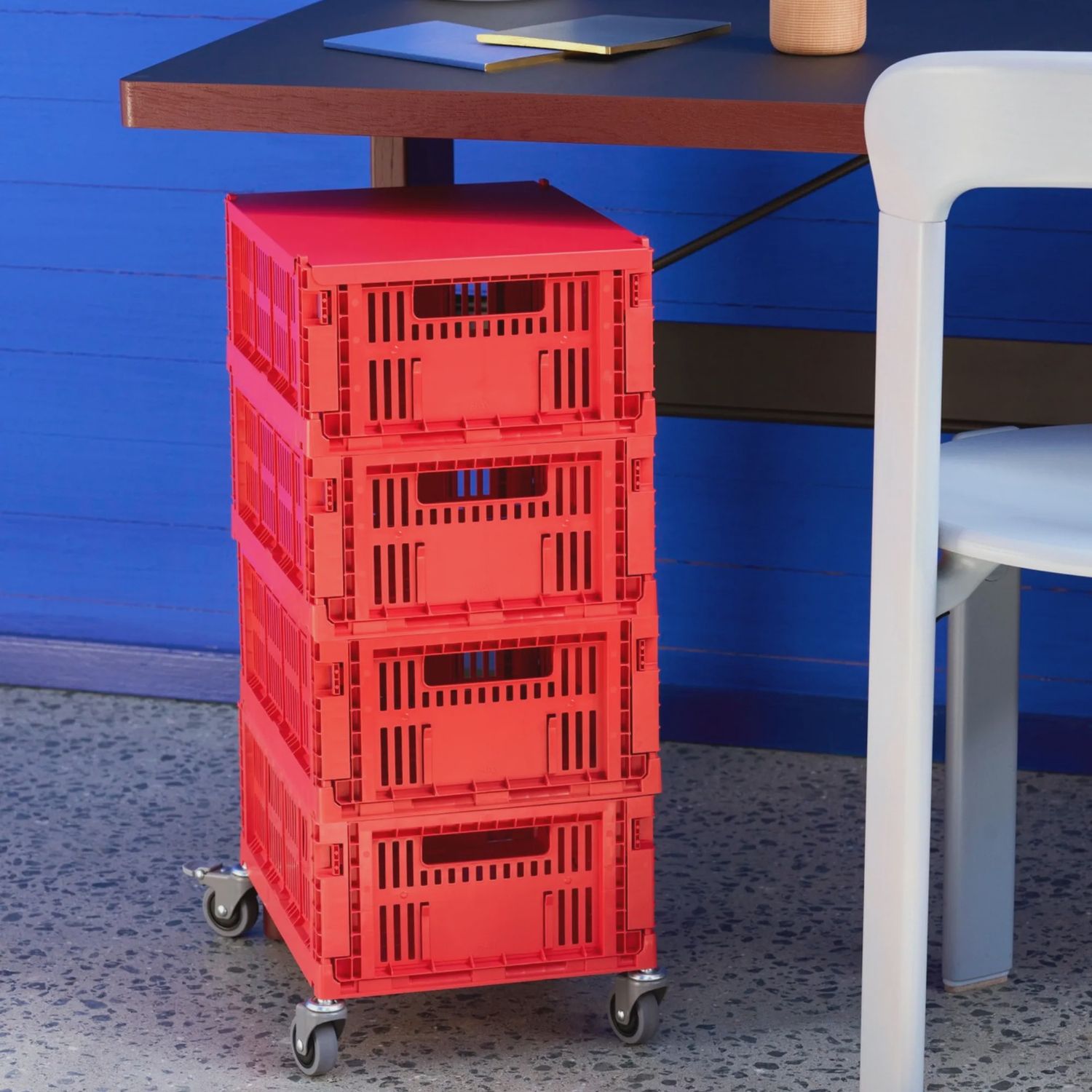 HAY Colour Crate Wheels medium set van 4