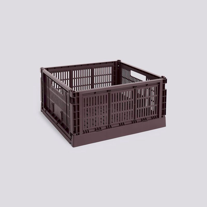 HAY Colour Crate Square opbergkrat large bordeaux