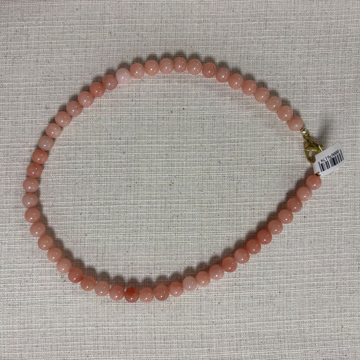 FUSHI kralenketting peach