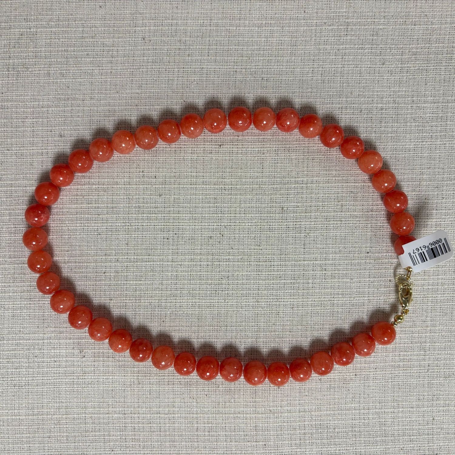 FUSHI kralenketting oranje