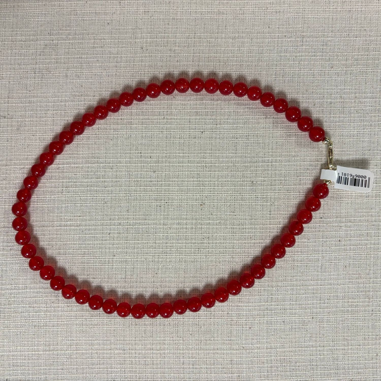 FUSHI kralenketting rood