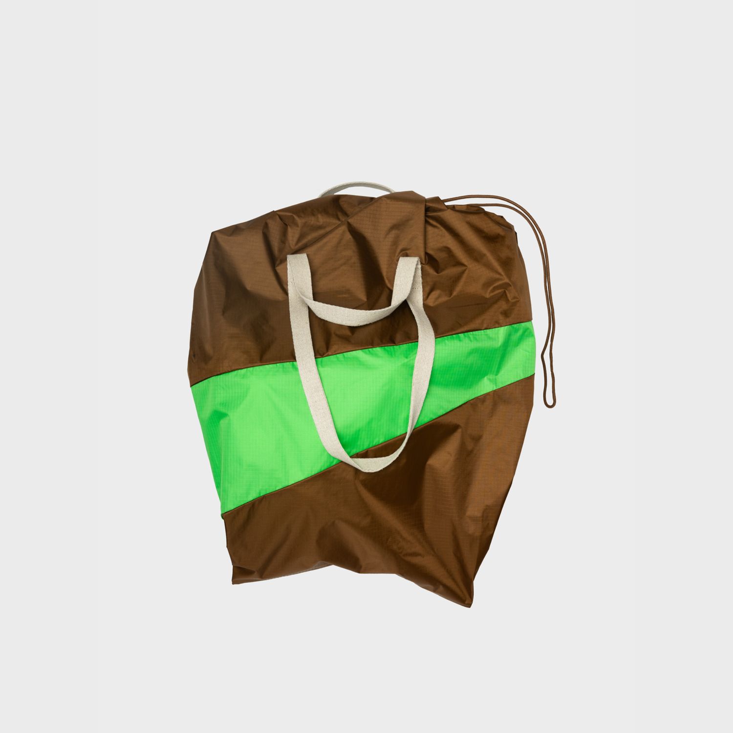 SUSAN BIJL Trash Bag hazel- greenscreen