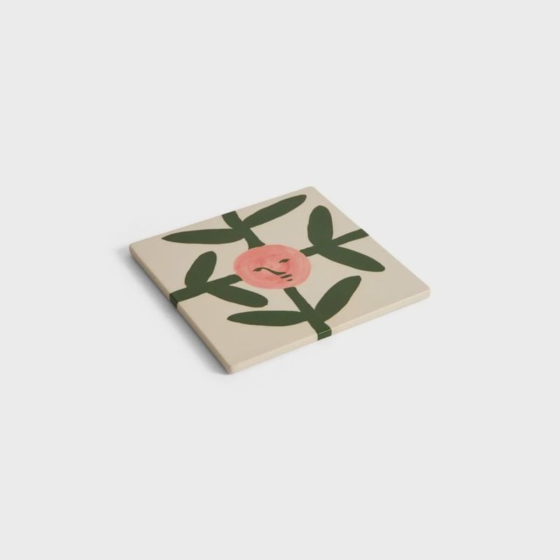 HAY LA PITTURA Trivet Blush Face Vine