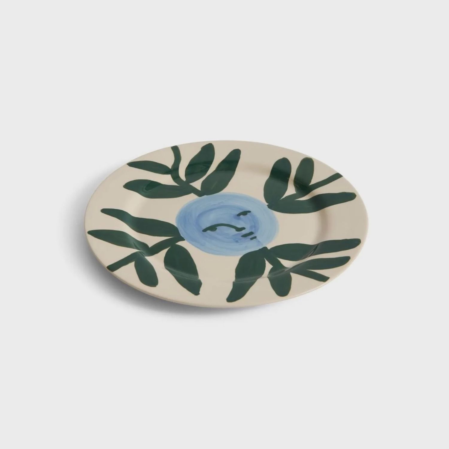 HAY LA PITTURA Plate Ø28,5 Moon Face Vine
